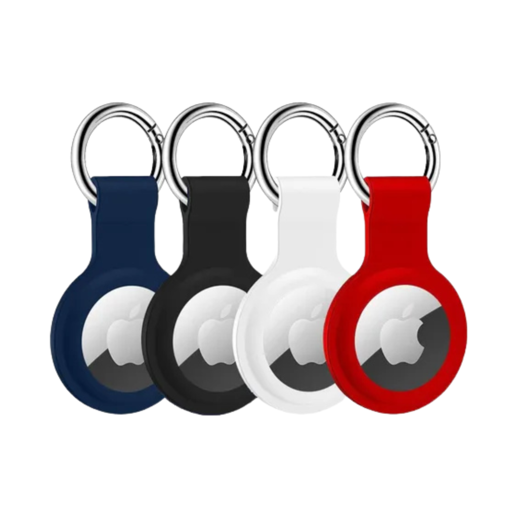 Porta AirTag de Silicon con Argolla Metálica