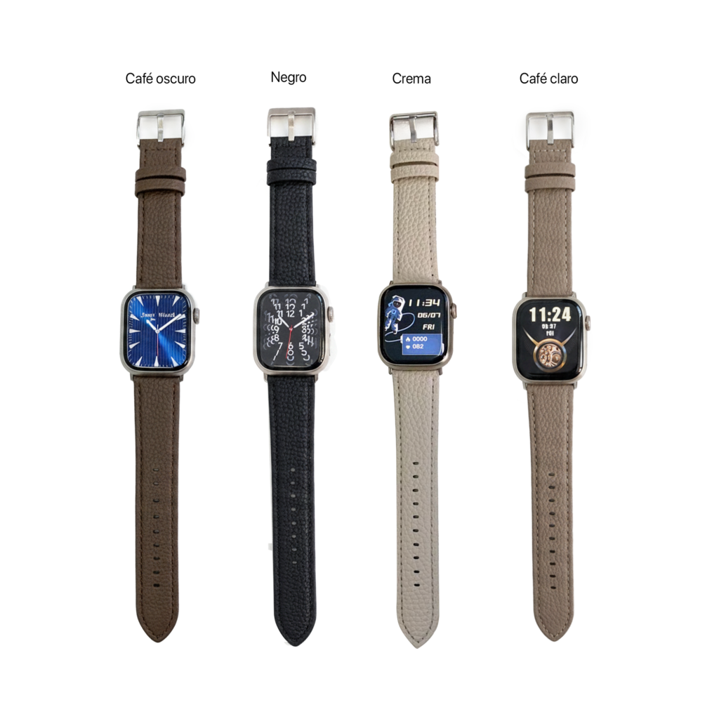 Manillas de Cuero Essentials Brazalette para Apple Watch