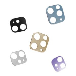 Protector de cámara posterior para iPhone tipo aluminio