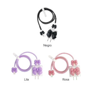 Protector para Cargador de 20w iPhone con apliques de Lazo