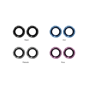 Lentes Protectores Individuales Glitter para Cámaras de iPhone