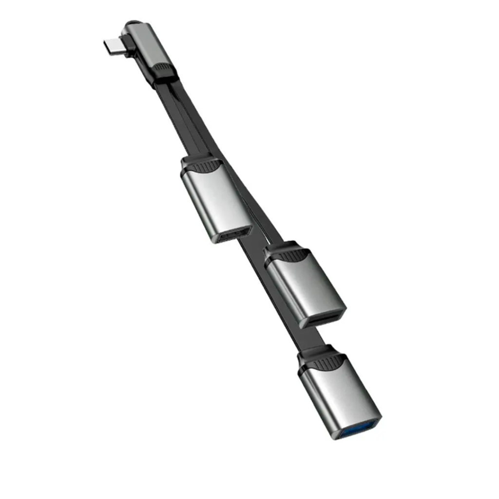 Adaptador USB-C 4 Puertos SD, Micro SD, USB2.0 y USB3.0