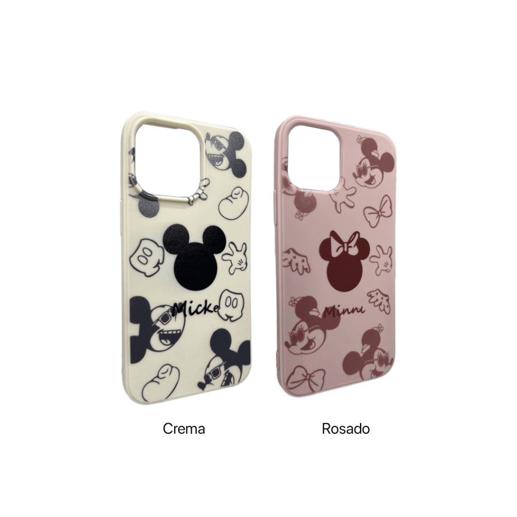 Protector de TPU diseño de Minnie  y Mickey