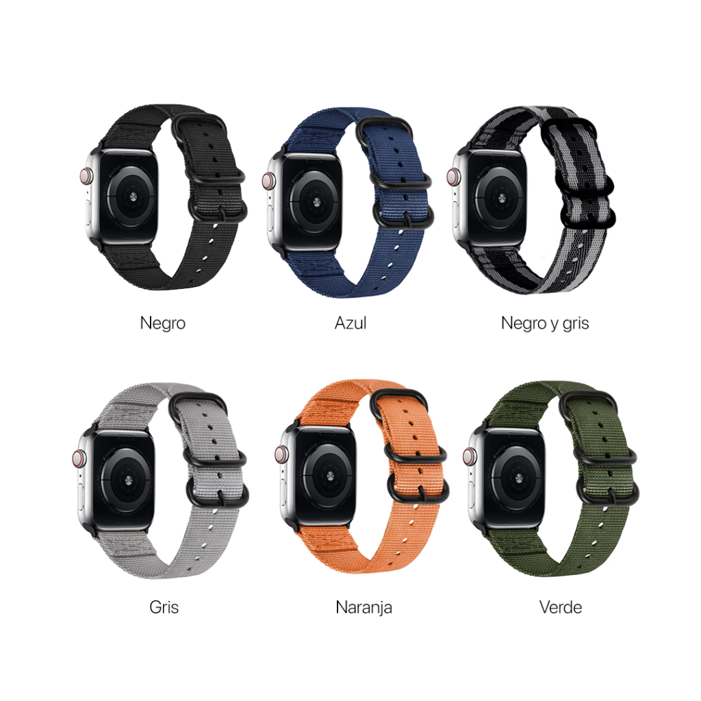 Manilla Woven Nylon para Apple Watch