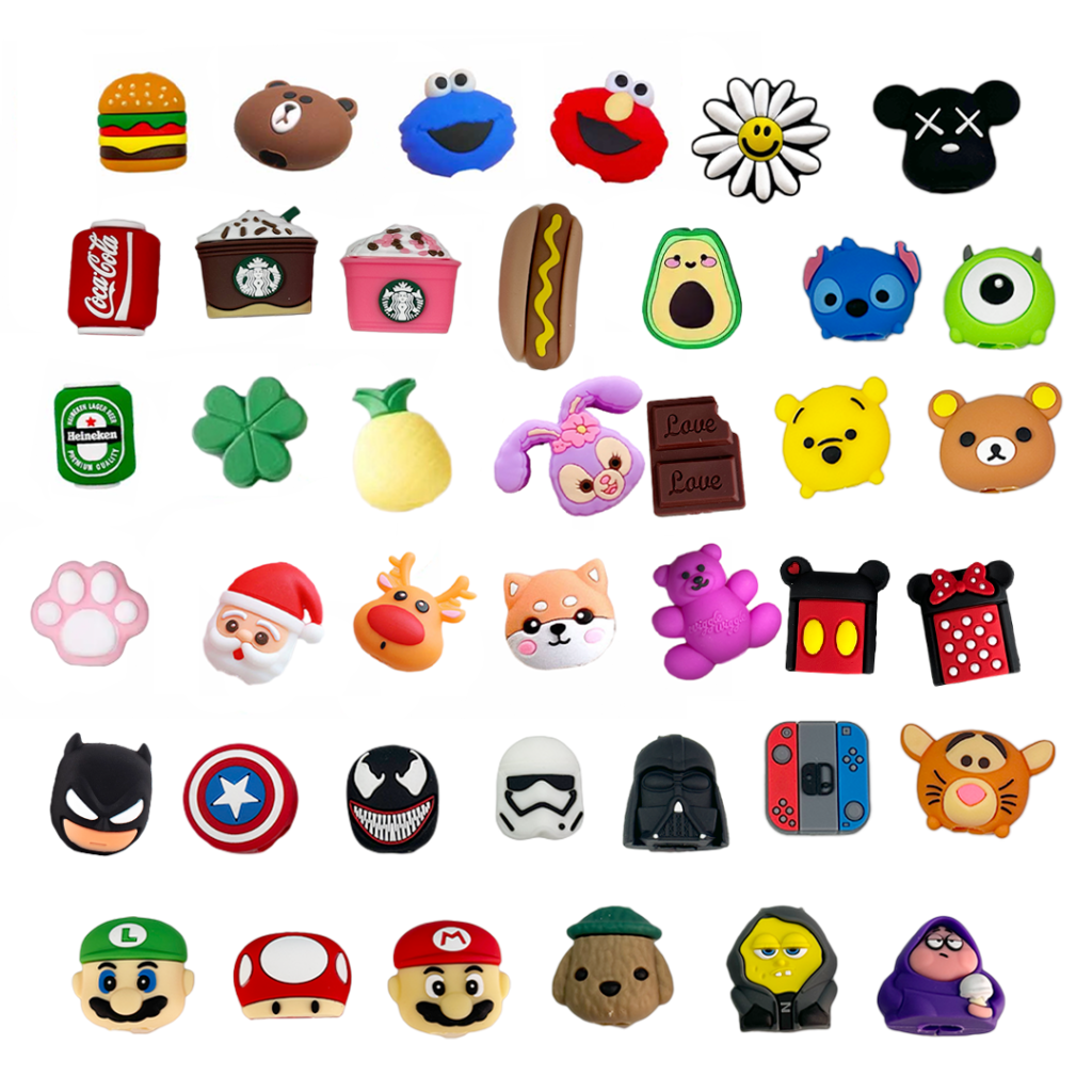 Protector para cable puerto Lightning diseños animados