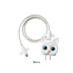 Protector para Cargador de iPhone 20w Dis. Gatitos