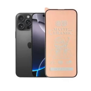Mica Protectora de Pantalla Cerámica Mate iPhone 16 / 16 Plus / 16 Pro / 16 Pro Max