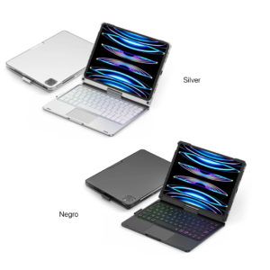 Protector con Teclado Inteligente Giratorio 360° para iPad
