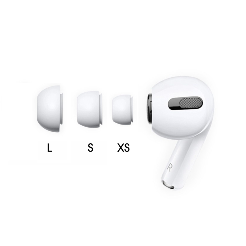 Paquete por 3 unidades Almohadillas de Repuesto para AirPods Pro 1/2 XS/S/L