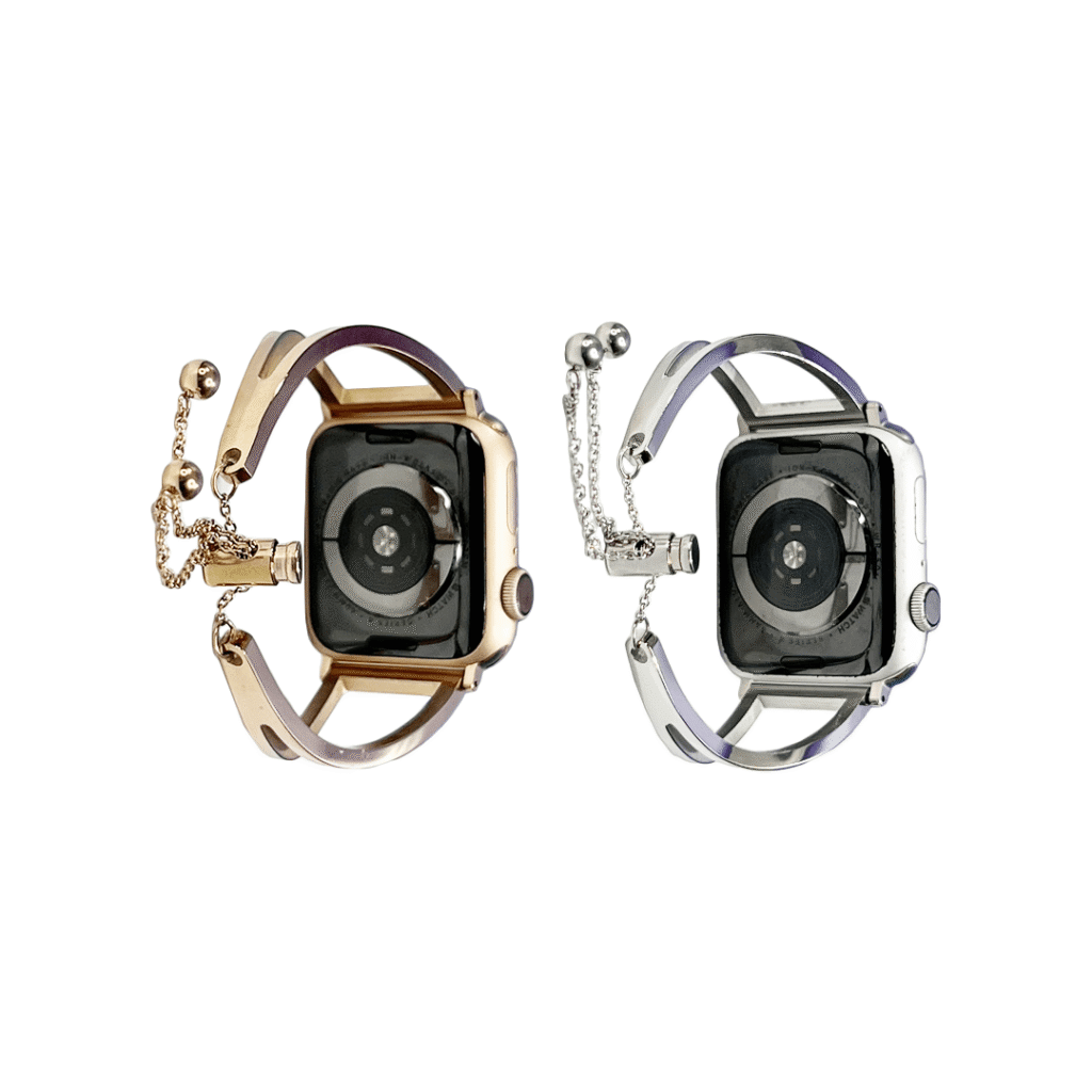 Manilla de acero inoxidable para Apple Watch tipo brazalete