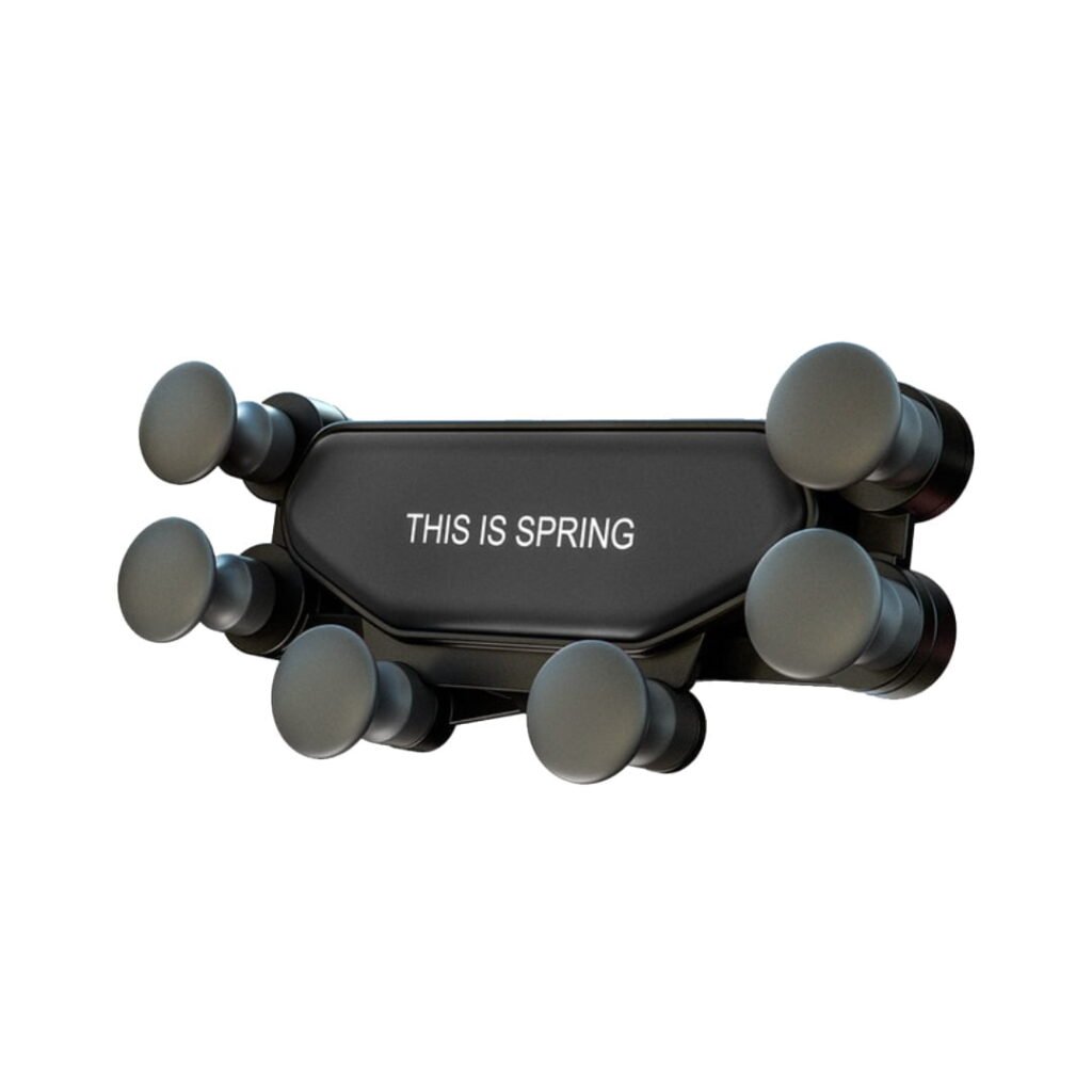 Soporte de celular para automóvil 4 abrazaderas de gravedad