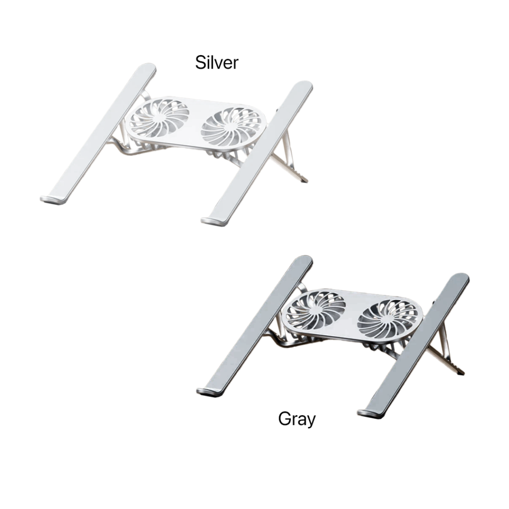 Soporte de Aluminio para Laptop con Ventilador Incluido