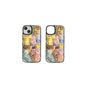 Protector para iPhone Transparente con Apliques 3D diseño M&amp