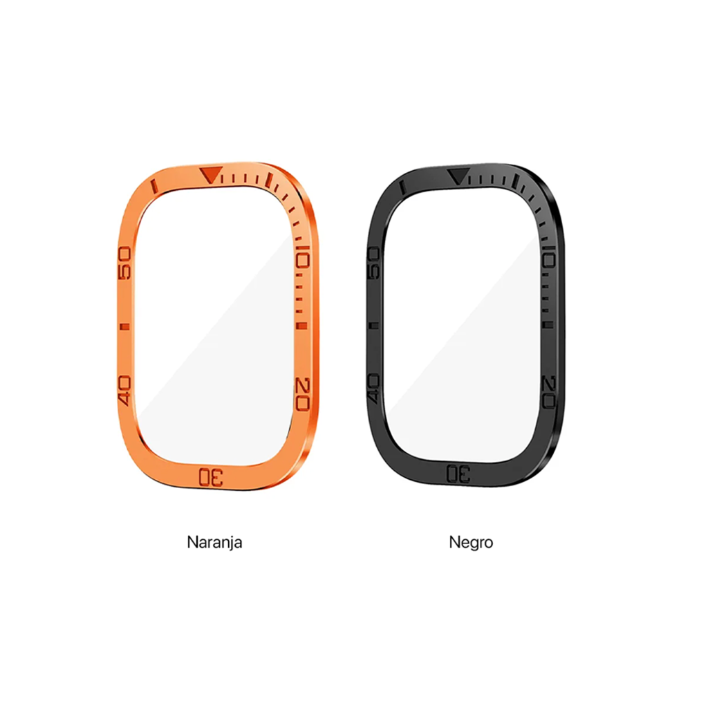 Mica para Apple Watch Ultra Marco de Aluminio