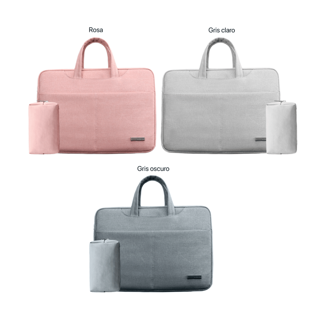 Maletín porta MacBook/ Laptop 2 cremalleras – Taikesen