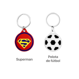 Llavero de silicona con diseño para AirTag