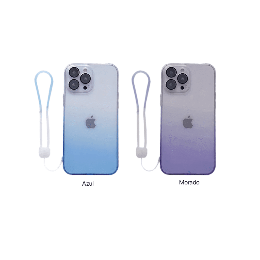 Protector transparente bicolor con opción de sujetador