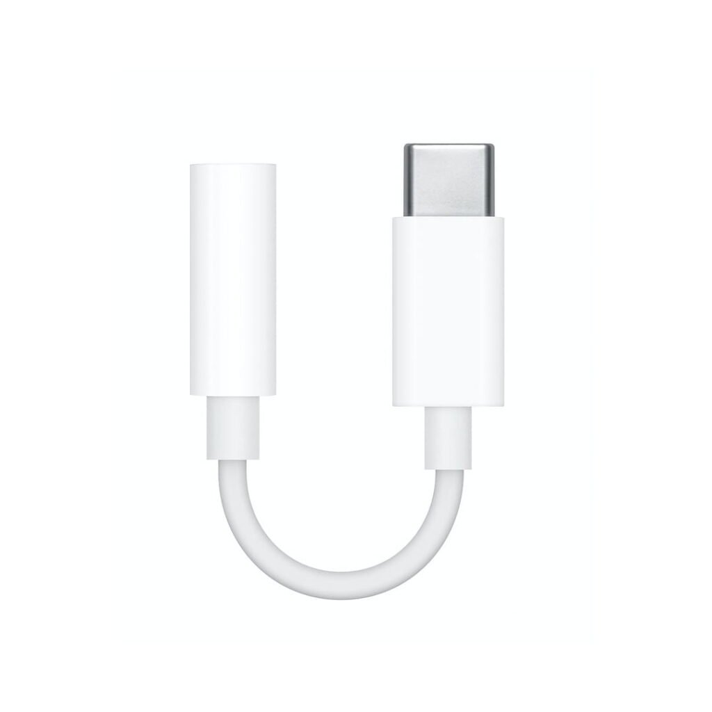 Adaptador USB-C a conector para auriculares de 3,5 mm
