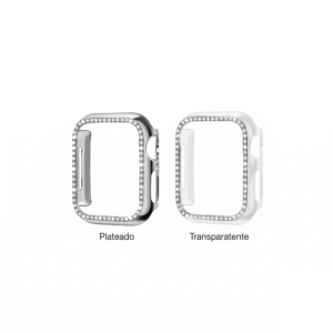 Bumper acrílico con bordes de diamantes (fantasía) para Apple Watch