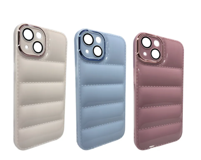 Protector Puff con protección de cámara para iPhone