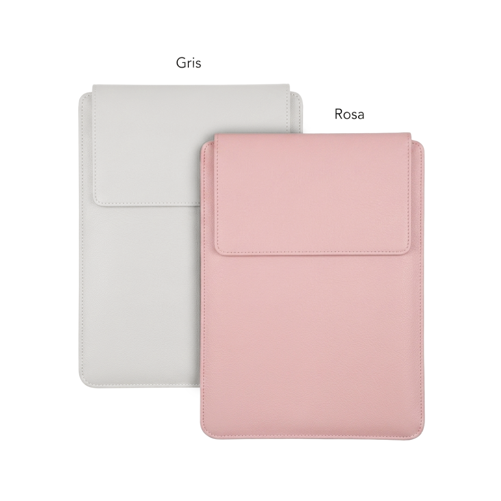 Estuche tipo sobre de cuero para MacBook