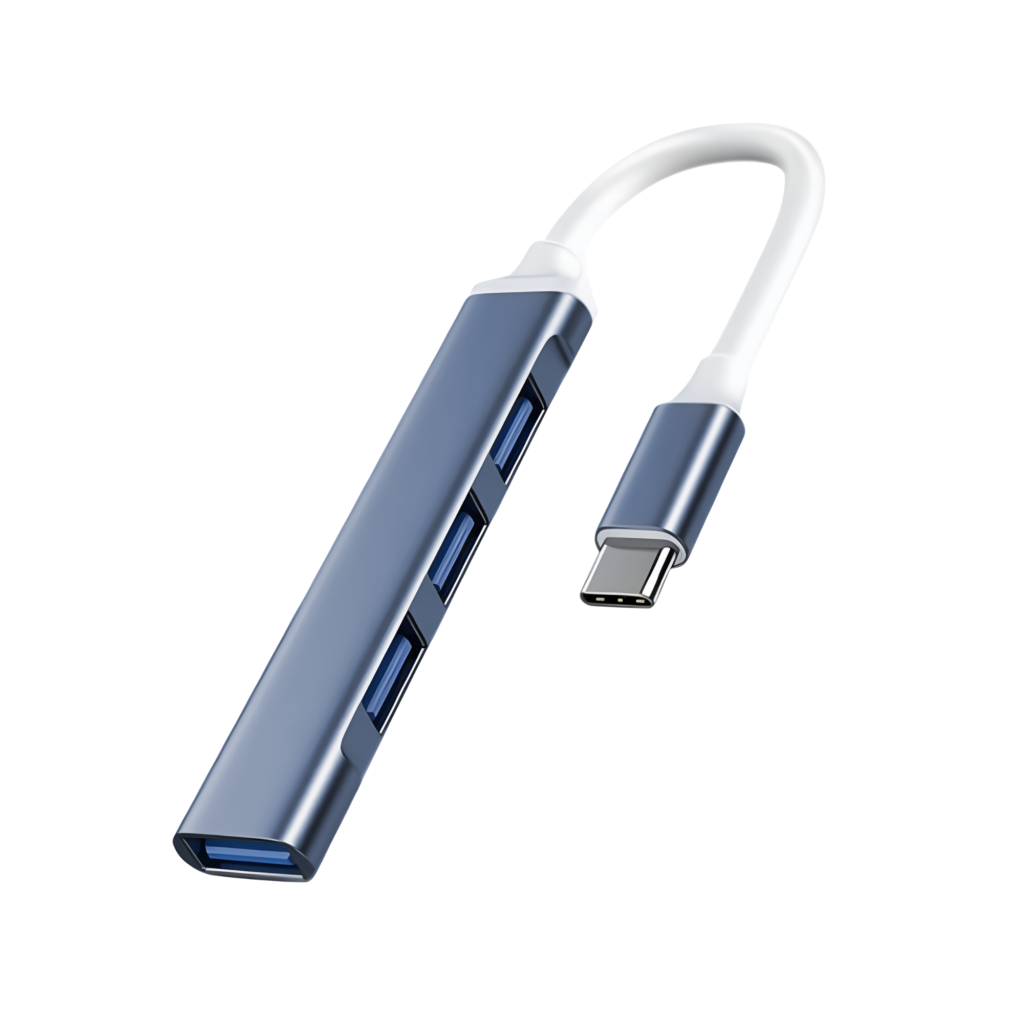 Adaptador USB-C a USB-A (4 entradas)