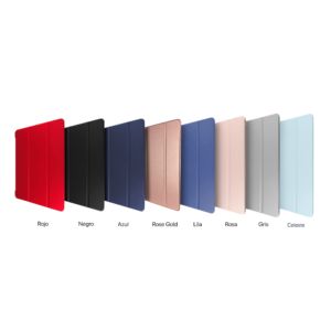 Protector de silicona suave tipo agenda para iPad