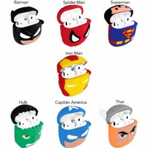 Protector para AirPods 1/2 diseño 3D Super héroes
