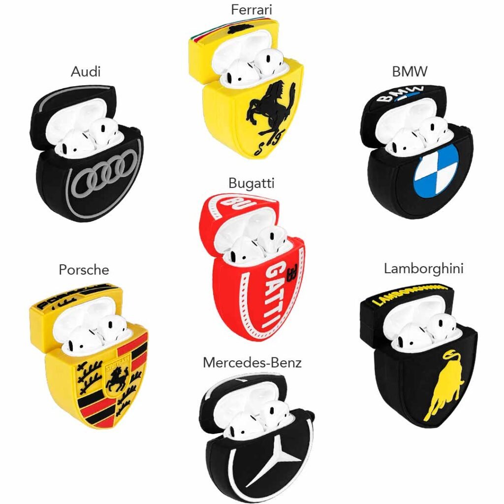 Protector de marcas de carros para AirPods 1/2