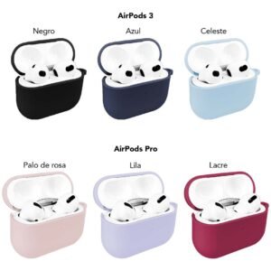Protector de silicona + gamuza para AirPods