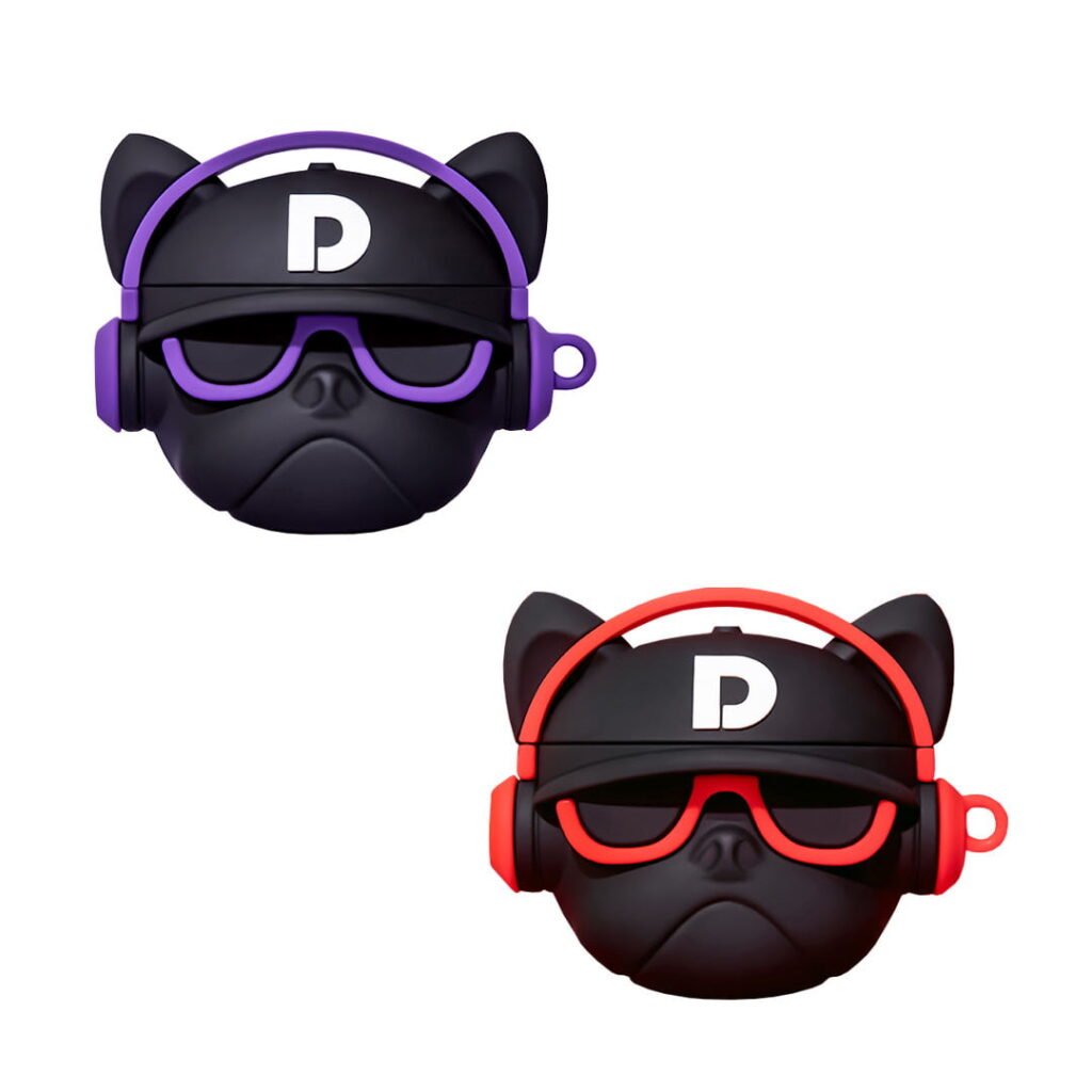 Protector para AirPods diseños 3d Bulldog Frances