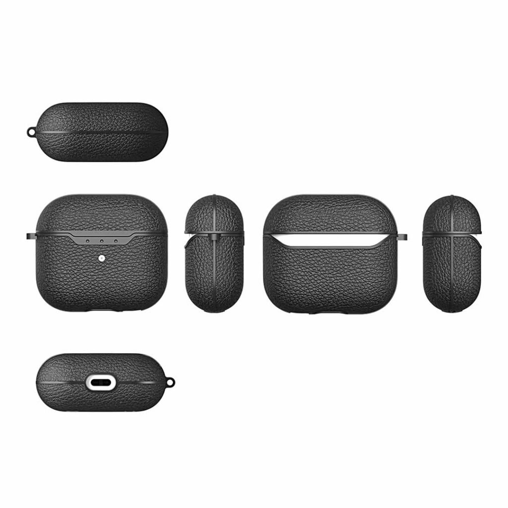 Protector para AirPods apariencia de cuero