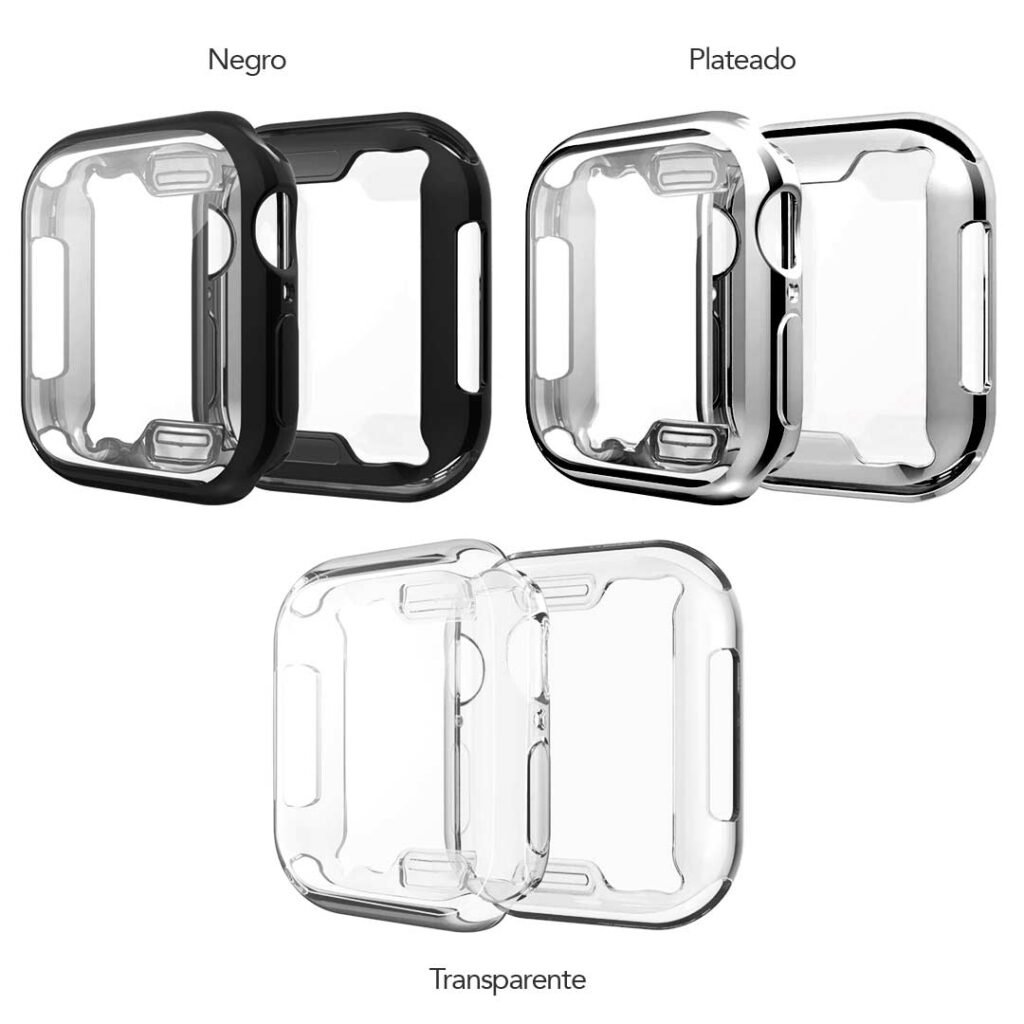 Bumper plástico con bordes color metalizado