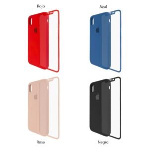 Protector Silicon full case 360 para iPhone