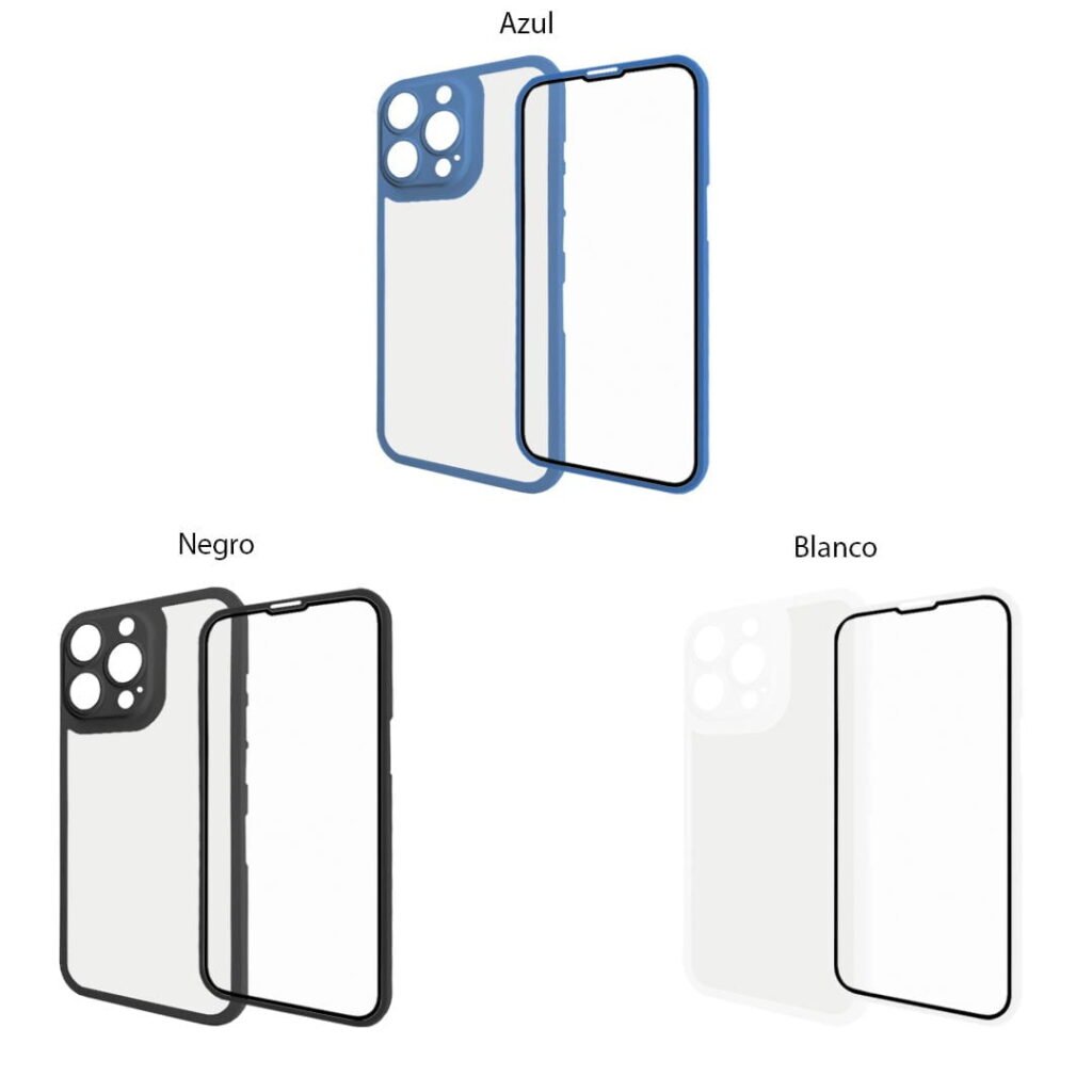 Protector 360 2 piezas de plástico para iPhone