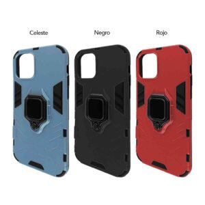 Protector plástico AntiShock con anillo sujetador para iPhone