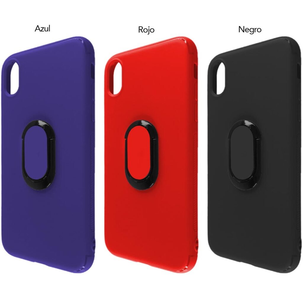 Protector con anillo magnético para iPhone