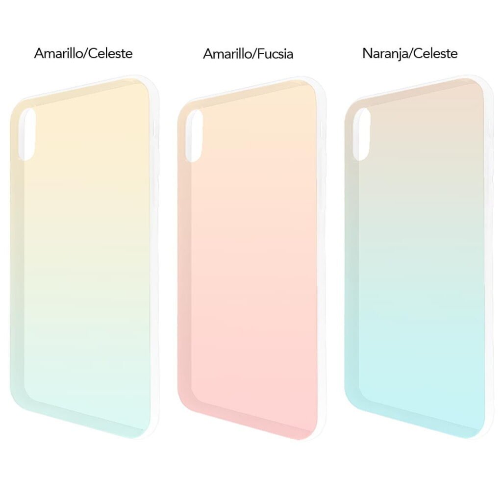 Protector de plástico translúcido bicolor