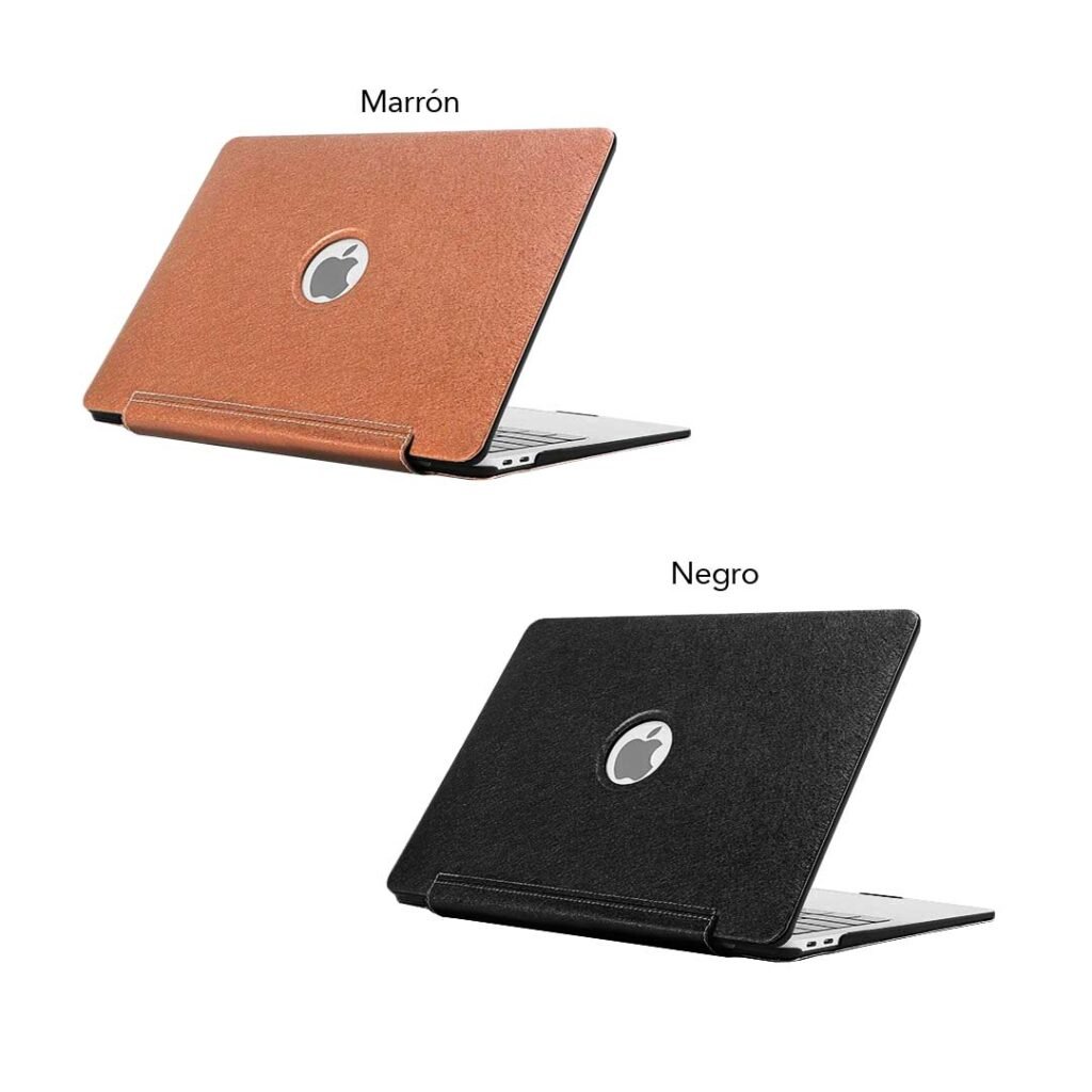 Estuche de cuero sintético para MacBook