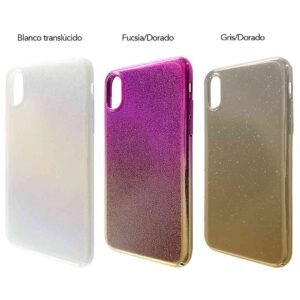 Protector rigido en tornasol para iPhone