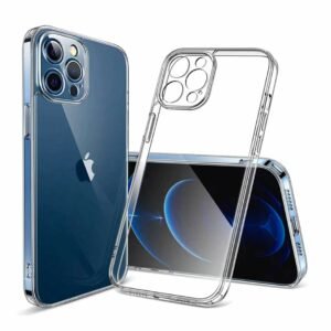 Protector transparente con protección de cámara para iPhone