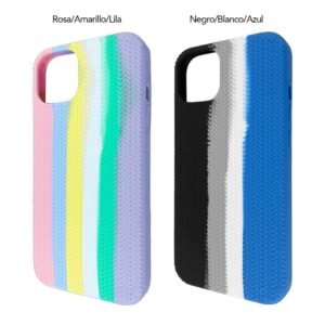 Protector trenzado multicolor para iPhone