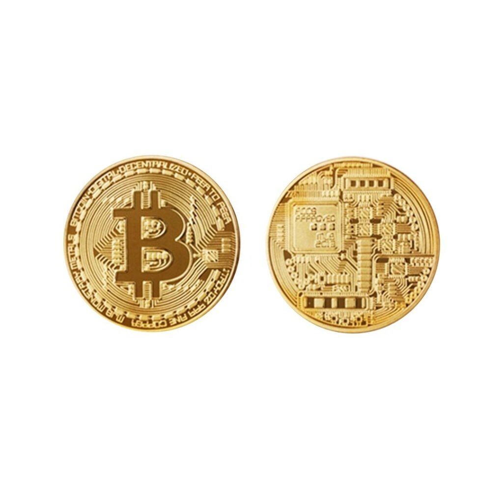 Moneda Bitcoin de colección