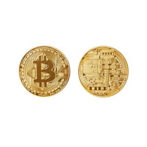 Moneda Bitcoin de colección