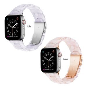 Manilla de cerámica marmoleada para Apple Watch