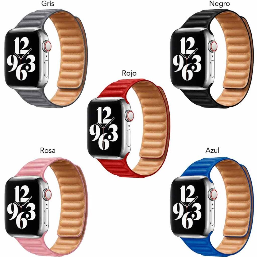 Manilla Leather Link para Apple Watch