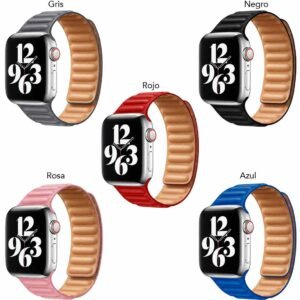 Manilla Leather Link para Apple Watch