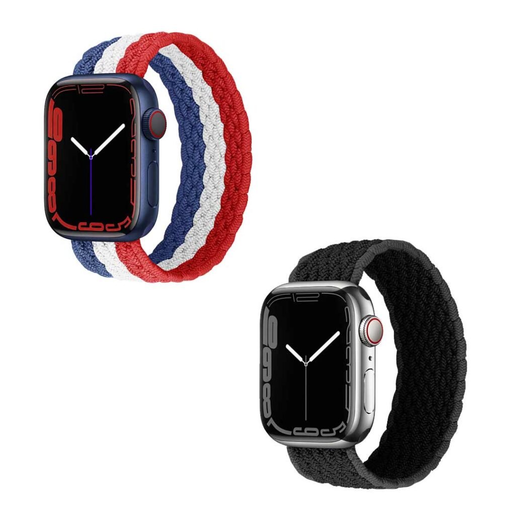 Manilla nylon trenzada solo loop para Apple Watch