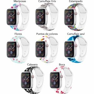 Manilla de silicona con diseños