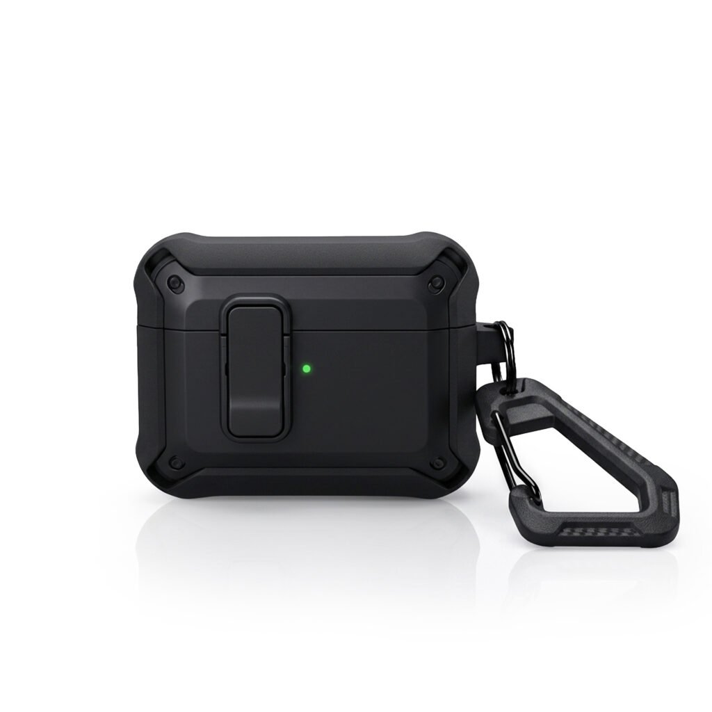Case Blindado + Seguro + Mosquetero para AirPods Pro 3